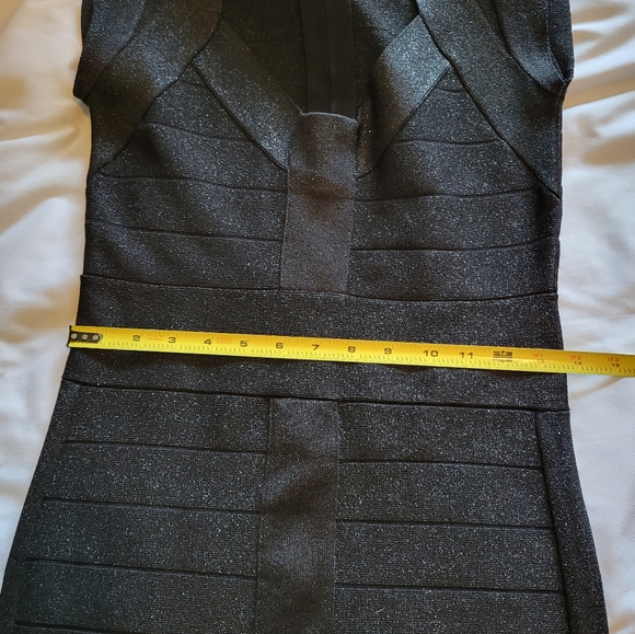 French Connection Shimmer Bandage Dress Size 8 - Picture 7 of 12